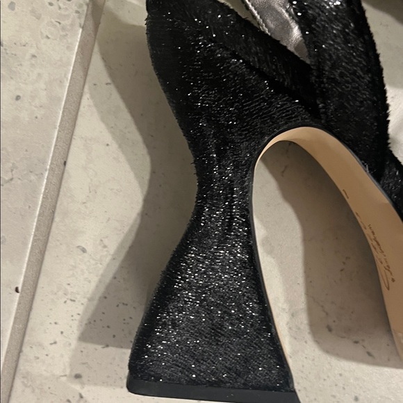 Circus by Sam Edelman Black Sparkle Heels - Picture 6 of 15